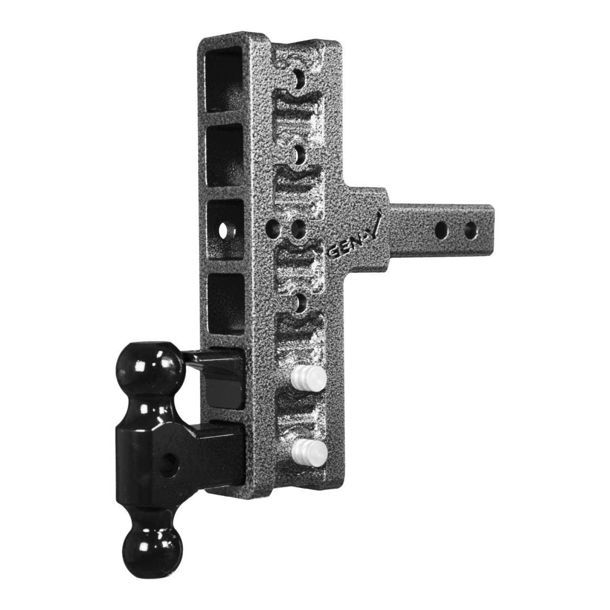 Gen-Y Mega Duty 2in Shank 7.5in Offset Drop 16K Hitch w/GH-051 Dual-Ball/GH-032 Pintle Lock - GH-226