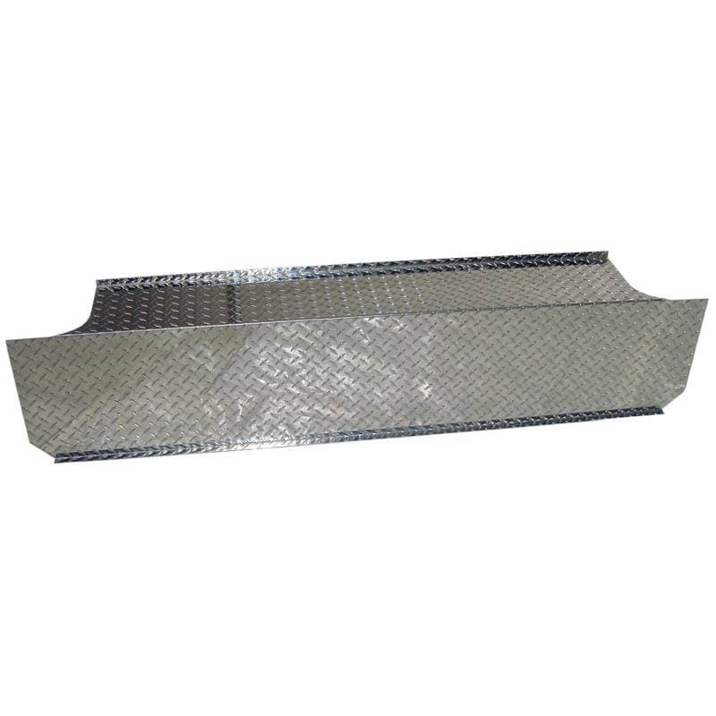 MBRP Exhaust Checker Plate Cover to Conceal "T" Pipe in Bed BB0002