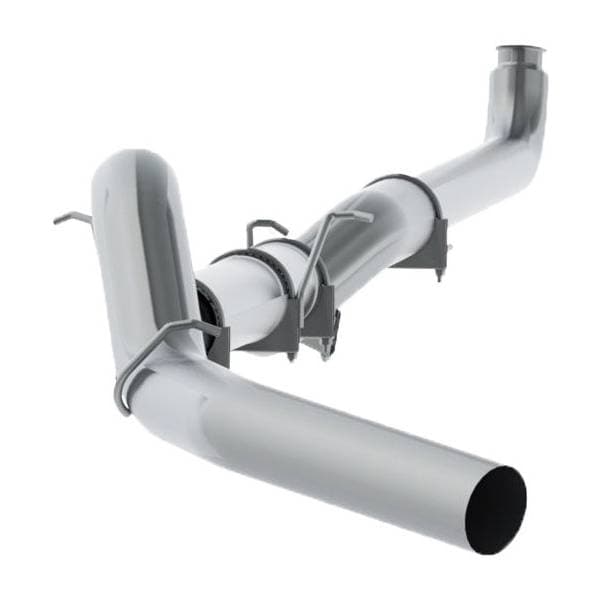2001-2004 GM HD MBRP Exhaust 5 Down Pipe Back, Single Side, No Muffler, AL S60210PLM