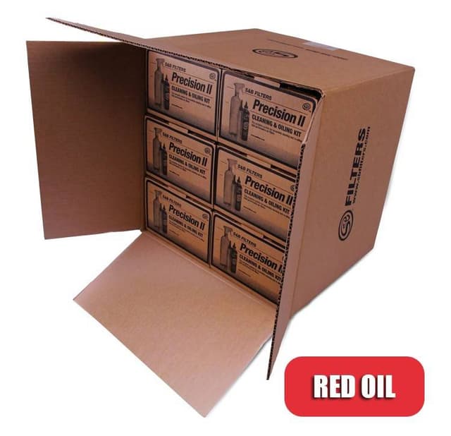 S&B Filters Cleaning/Oiling Kit (6 Pack) Red Oil 88-0013