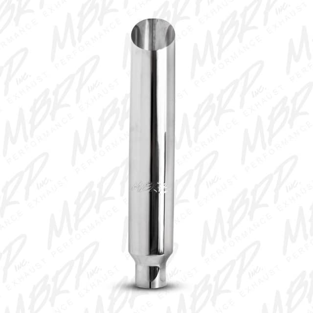 MBRP Exhaust 1 pc Stack 6" Angle Cut 36" Mirror Polished T304 B1610