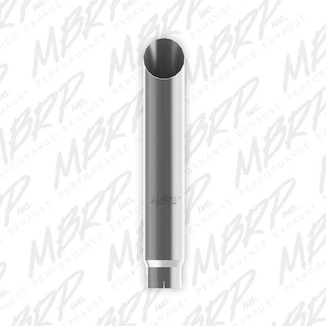 MBRP Exhaust 1 pc Stack 6" Angle Cut 36" Mirror Polished T304, 5" inlet B1660