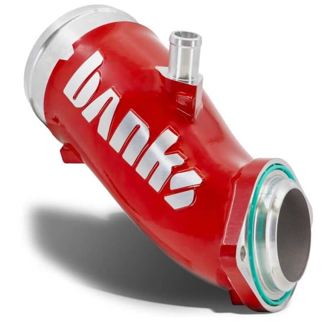 Banks Power 17-24 Chevrolet/GMC 2500/3500 6.6L Duramax L5P Monster-Ram Turbo Inlet Elbow - Red - 42792-R