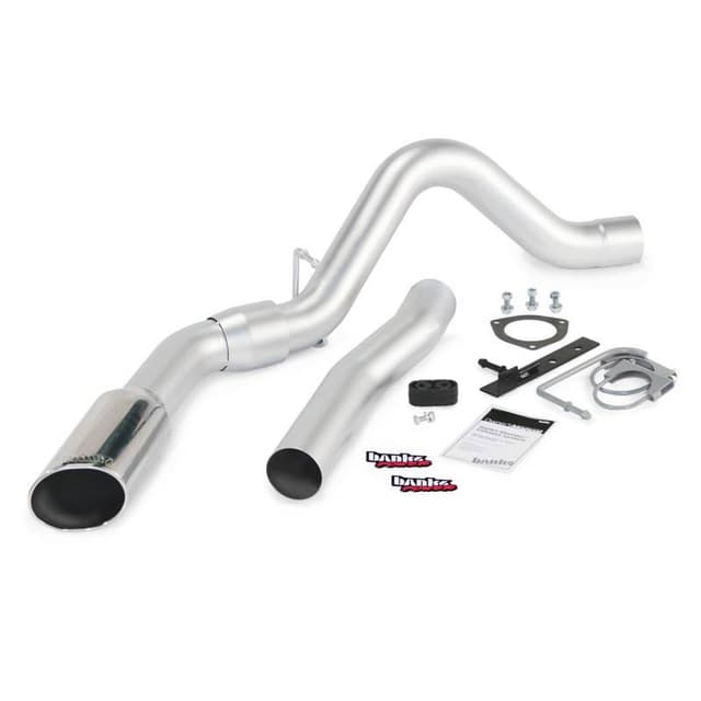 Banks Power 11-14 Chev 6.6L LML ECLB/CCSB/CCLB Monster Exhaust Sys - SS Single Exhaust w/ Chrome Tip - 47786