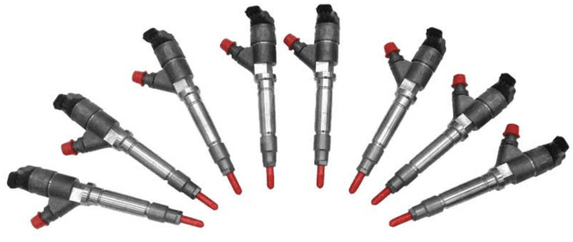 Exergy 11-19 Ford Power Stroke 6.7L New 60% Over Scorpion Injector - Set of 8 - E02 40108