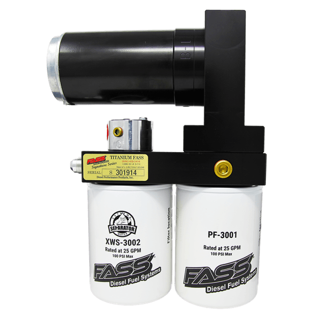 FASS 08-10 Ford F250/F350 Powerstroke 290gph/8-10psi Titanium Fuel Air Separation System TS F16 290G - TSF16290G