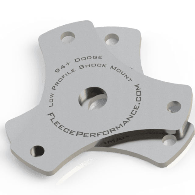 Fleece Performance 2500 and 3500 Low Profile Shock Mounts - FPE-LPSM