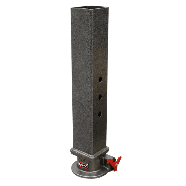 Gen-Y Viking 4in Square Tube Gooseneck Static Hitch w/SnapLatch 2-5/16in Coupler 8.5K TW 30K - GH-7101