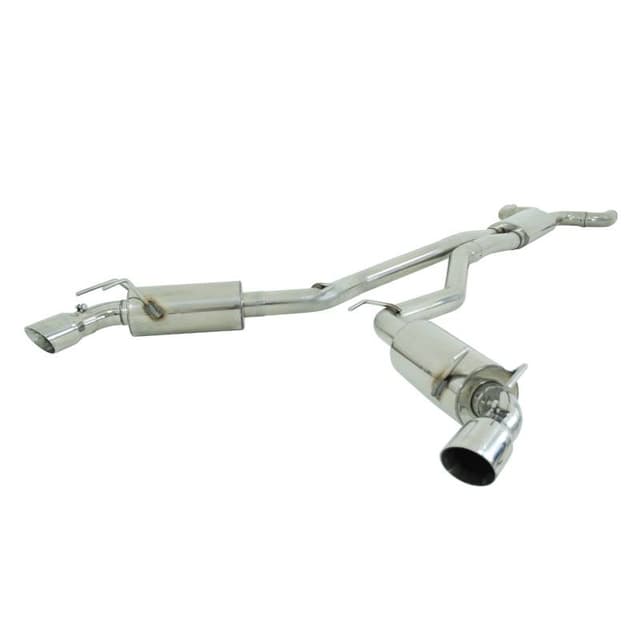MBRP Exhaust 3" Dual Cat Back, Round Tips, T304 S7024304