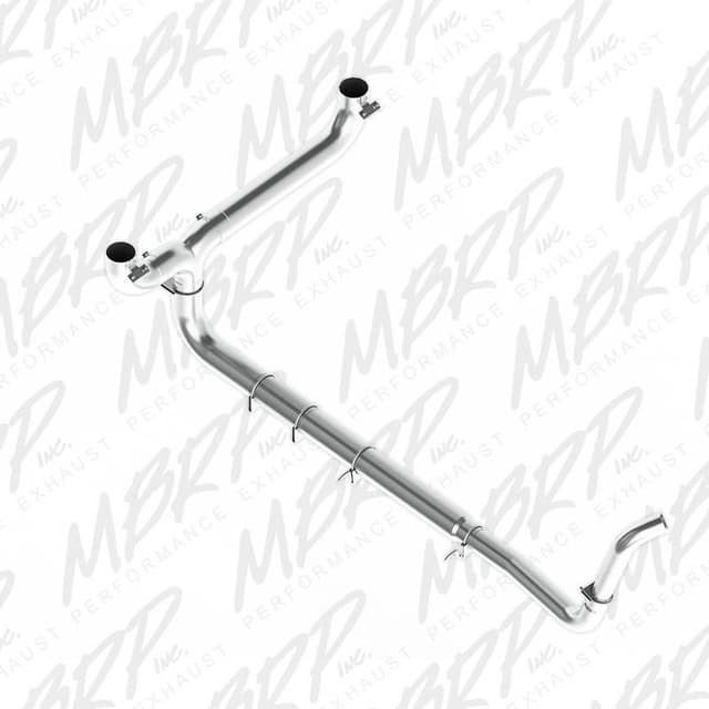 MBRP Exhaust 5" Turbo Back, Dual SMOKERS, AL S8212AL