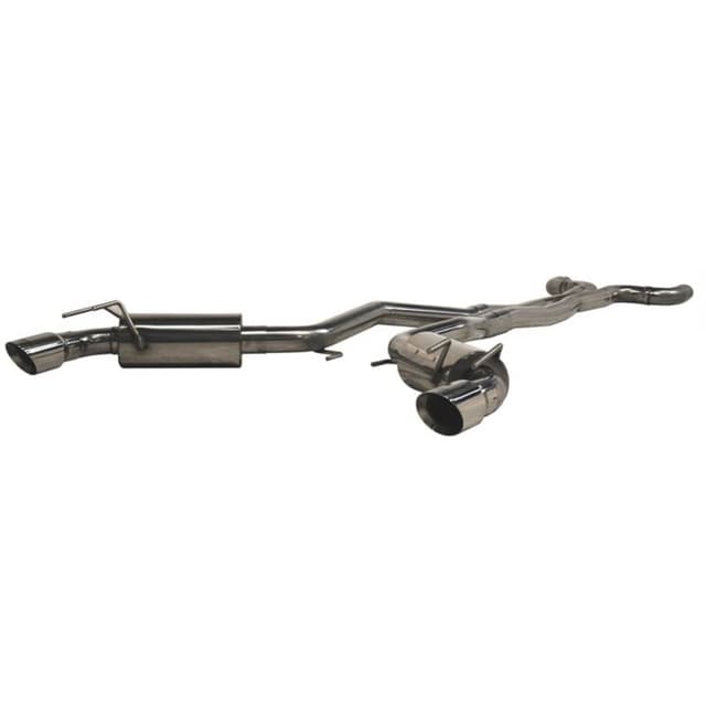 MBRP 2010 Chev Camaro V8 6.2L 6 Speed Dual Cat Back Round Tips (11 Conv. MUST purchase mbrpAD1710) - S7018409