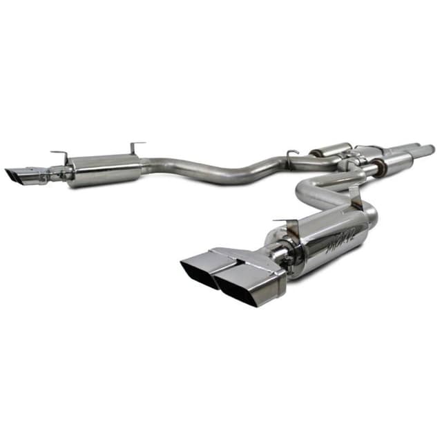 MBRP 08-11 Dodge Challenger SRT8 6.1L Hemi T304 Cat Back Dual Split Rear - S7110304
