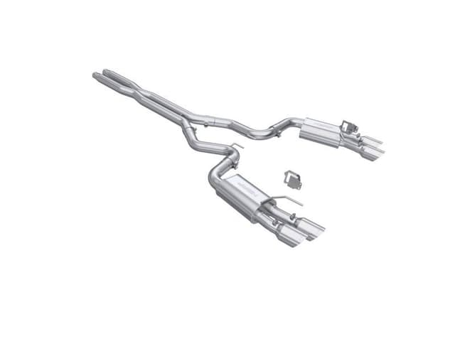 MBRP 2024+ Ford Mustang GT Armor Pro 3in Steet Profile Catback Exhaust - Stainless Steel Tips - S7280304