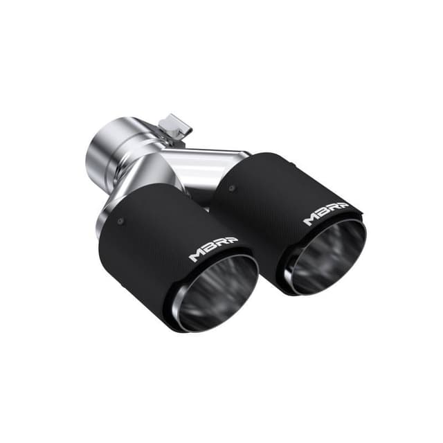 MBRP Universal Carbon Fiber Dual Tip 3.5in OD/2.5in Inlet - T5171CF