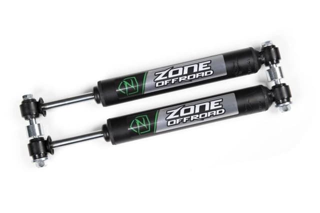 Zone Offroad 2013 Ram 3500 Dual Steering Stabilizer - Black - ZON7250