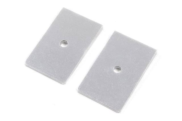 Zone Offroad 2in x 4 Degree Shims (Pair) - ZONU3000