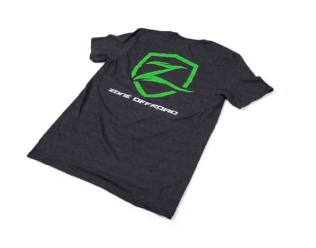 Zone Offroad Charcoal Gray Premium Cotton T-Shirt w/ Zone Offroad Logos - 5XL - ZONU91615XL