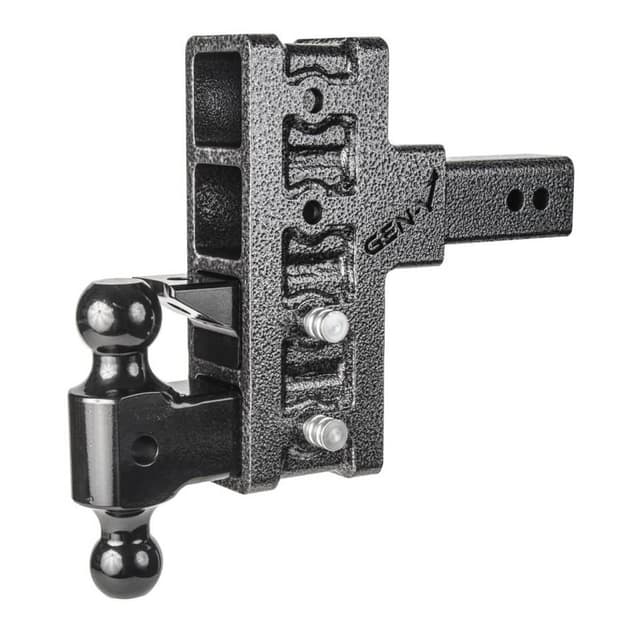 Gen-Y Mega Duty 3in Shank 6in Offset Drop 32K Hitch w/GH-0161 Dual-Ball/GH-0162 Pintle Lock - GH-2024