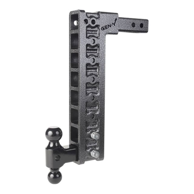 Gen-Y Mega Duty 2in Shank 17.5in Drop 10K Hitch w/GH-031 Dual-Ball w/GH-0100 Stabilizer Kit - GH-318