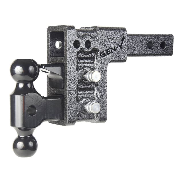 Gen-Y Mega Duty 2in Shank 5in Drop 1.5K TW 10K Hitch w/GH-031 Dual-Ball/GH-032 Pintle Lock - GH-323