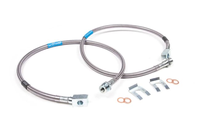 BDS Suspension 88-98 GM Front Stainless Brakelines - BDS101001