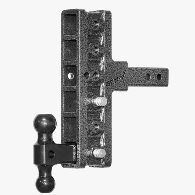 Gen-Y Mega Duty 2in Shank 7.5in Offset Drop 1.5K TW 10K Hitch w/GH-031 Dual-Ball - GH-416