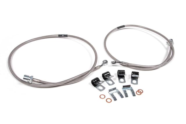 BDS Suspension 2013-2024 3500/2014-2024 2500 Ram SS Frt Brake Lines - BDS102003