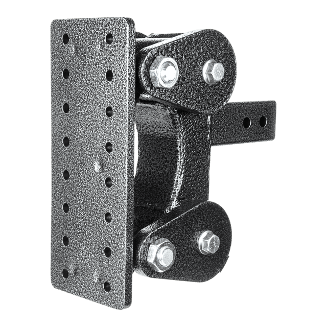 Gen-Y The Boss Torsion-Flex Pintle Plate 3in Shank 6.5in Drop 2.4K TW 21K Hitch - GH-1801