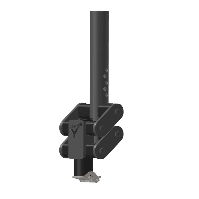 Gen-Y Hitch Gooseneck Torsion Suspension Coupler 4" Round & Square - GH-7061