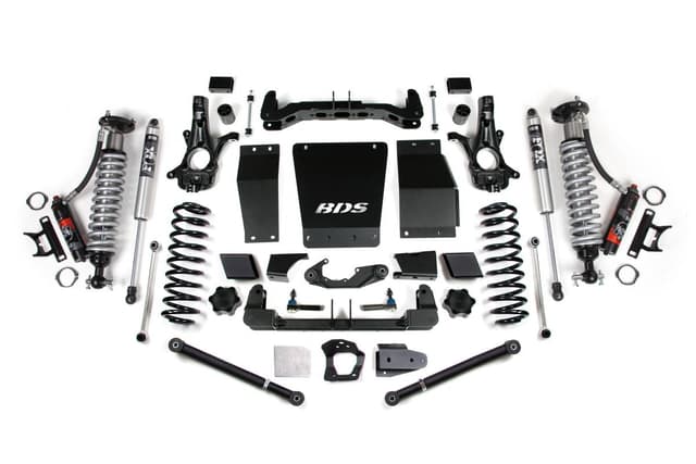 BDS Suspension 2015-2019 GM SUV 4WD 6" Suspension Lift Kit, Cast Steel, 6" Rear, Coil Spring - - BDS731PSS