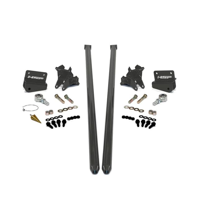 HSP 2011-2019 Chevrolet / GMC 58 inch Bolt On Traction Bars 4 inch Axle Diameter Kingsport Grey
