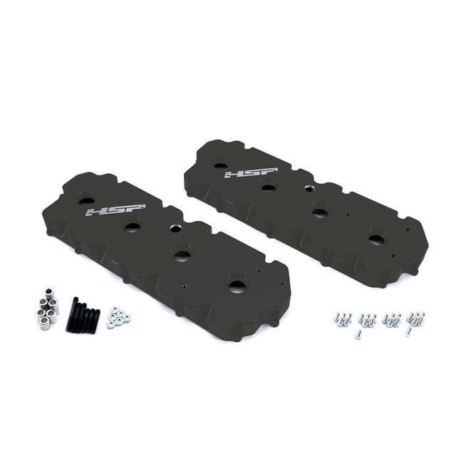 HSP 2001-2004 Silverado/Sierra 2500/3500 Billet Valve Covers Kingsport Grey