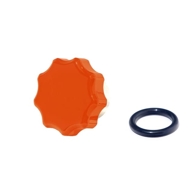 HSP 01-16 Chevrolet/GMC Billet Oil Fill Cap For Factory Filler Neck M and M Orange HSP Diesel