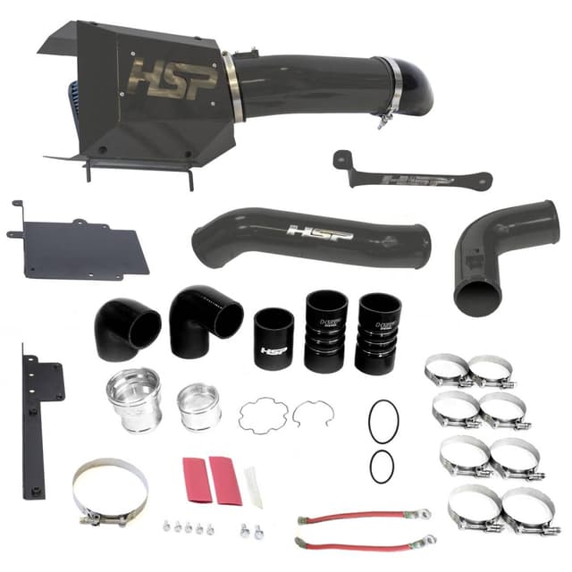 HSP Intake And Intercooler Bundle Kit For 17-19 Ford Powerstroke F250/350 6.7L-Kingsport Grey HSP Diesel