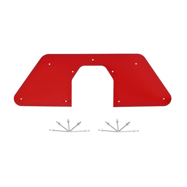 HSP Hood Latch Plate For 19-22 Dodge Cummins 5th Gen 6.7L-Flag Red HSP Diesel