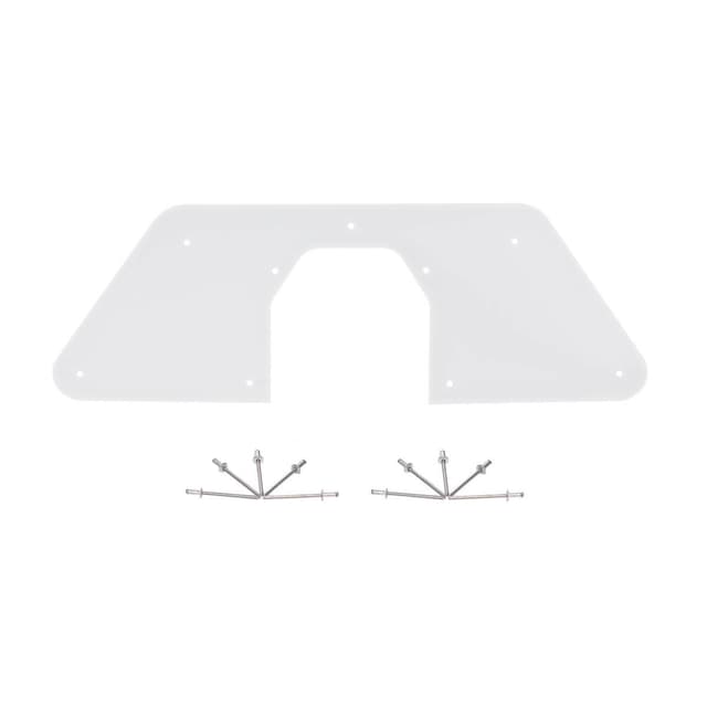 HSP Hood Latch Plate For 19-22 Dodge Cummins 5th Gen 6.7L-Polar White HSP Diesel