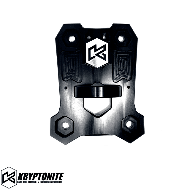 KRYPTONITE POLARIS RZR DEATH GRIP REAR RADIUS PLATE 2022+ PRO R/TURBO R - PLATE KIT WITH TOW HOOK and HITCH BALL MOUNT