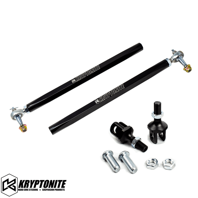 KRYPTONITE POLARIS RZR DEATH GRIP TIE RODS STAGE "1" 2020-2023 PRO XP SHOCK THERAPY - (Shock Therapy - CLEVIS INNER) PN-KRTRZ20-ST3