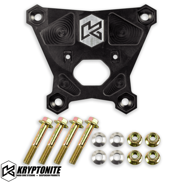 KRYPTONITE POLARIS RZR DEATH GRIP REAR RADIUS PLATE 2018-2021 TURBO S - PLATE KIT ONLY (NO HOOK)