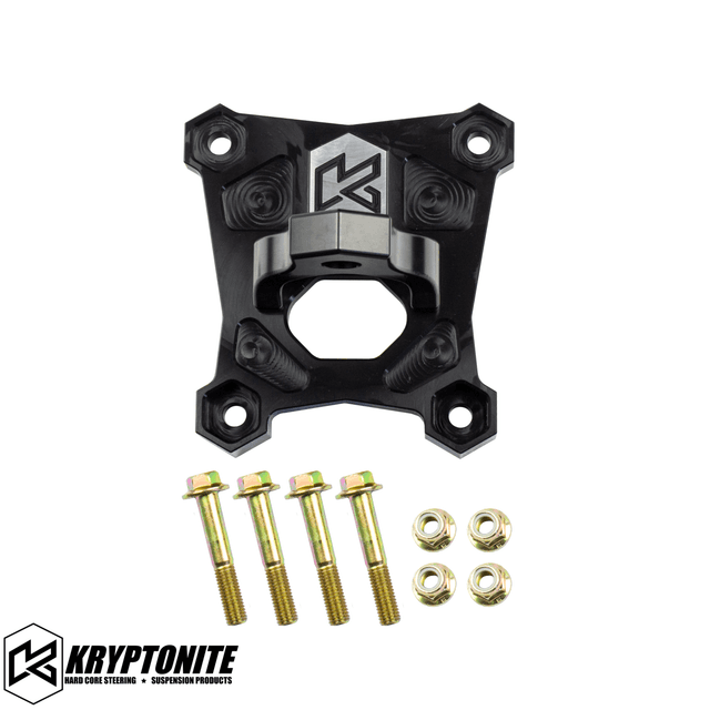 KRYPTONITE POLARIS RZR DEATH GRIP REAR RADIUS PLATE 2014-2023 XP - PLATE KIT WITH TOW HOOK and HITCH BALL MOUNT