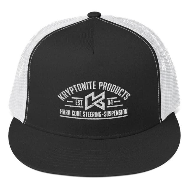 KRYPTONITE LABEL HAT - Black/White