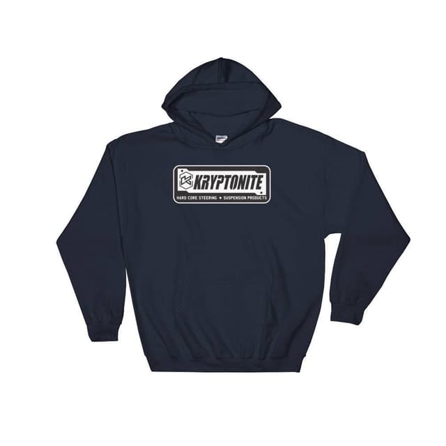 Kryptonite Patch Hoodie - Navy, Medium