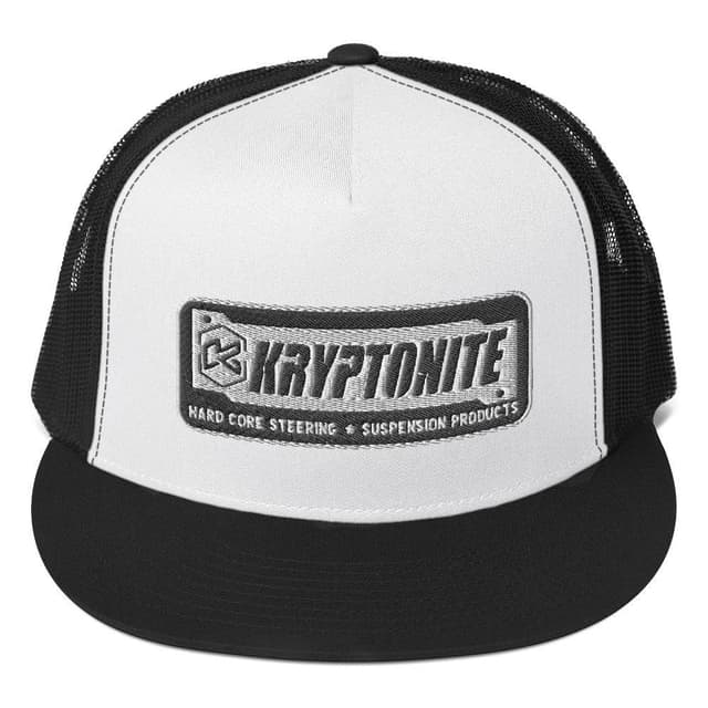 KRYPTONITE PATCH HAT - Black/ White/ Black