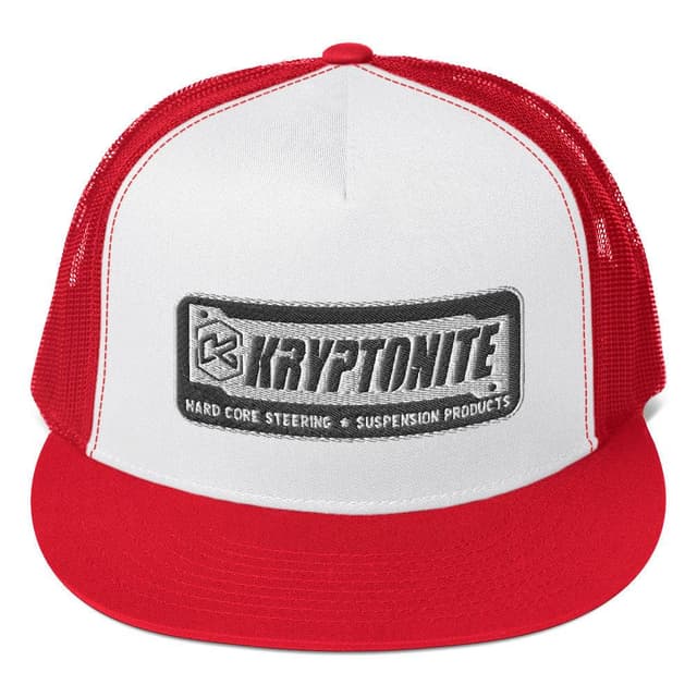 KRYPTONITE PATCH HAT - Red/ White/ Red