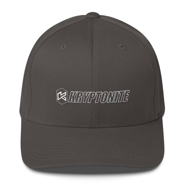 KRYPTONITE FLEX FIT HAT - Dark Grey, Large/XLarge