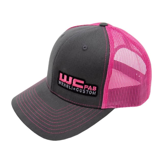 Wehrli Snap Back Hat Grey/Pink WCFab
