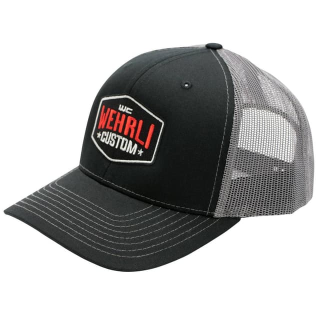 Wehrli Snap Back Hat Black/Charcoal Badge
