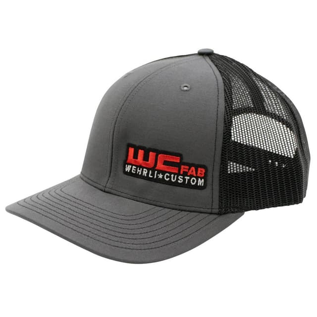 Wehrli Snap Back Hat Charcoal/Black WCFab