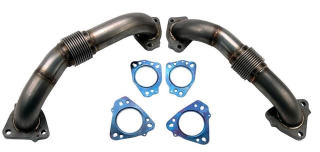 Wehrli 2017-2025 L5P Duramax 2" Stainless Up Pipe Kit for OEM or WCFab Manifolds w/ Gaskets