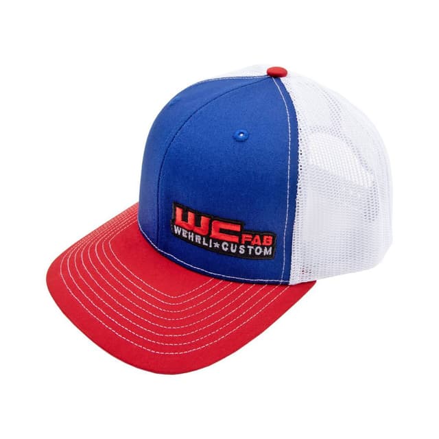 Wehrli Snap Back Hat Red/White/Blue WCFab